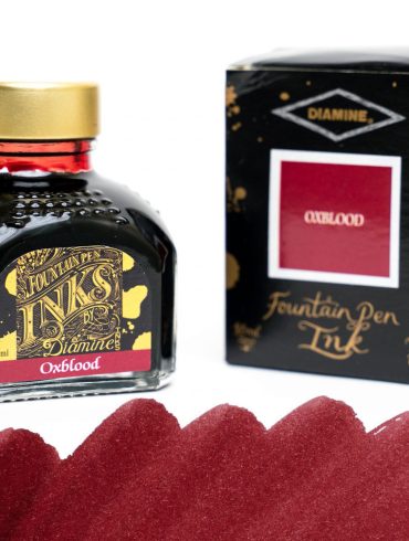 Diamine Oxblood Ink Bottle and Box